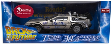 ''Back to the Future'' Cast Signed DeLorean